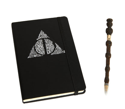 Harry Potter: Deathly Hallows Hardcover Journal and Elder Wand Pen Set
