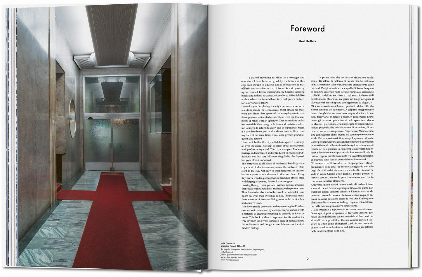 Entryways of Milan. Ingressi di Milano (English, Italian) Book