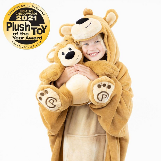 Pawley The Bear Blanket Hoodie