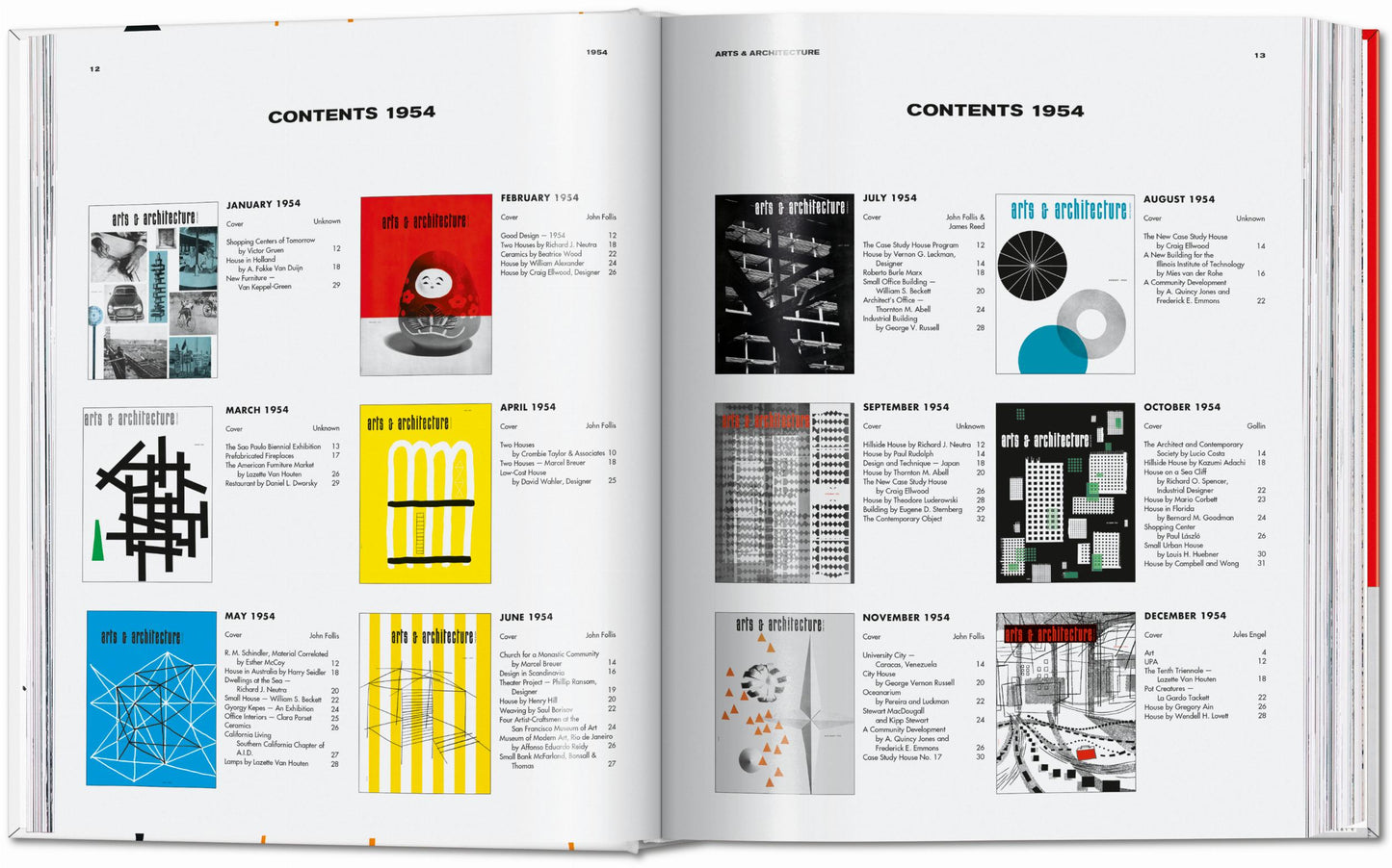 Arts & Architecture 1950–1954 (English) Book