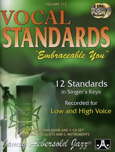 the album cover for Jamey Aebersold - Vocal Standards: Embraceable You