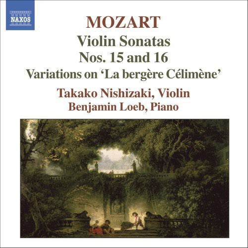 the album cover for TAKAKO NISHIZAKI - Violin Sonatas No 15 & 16