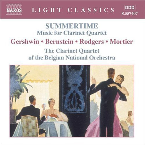 the album cover for Music For Clarinet Quartet - Summertime