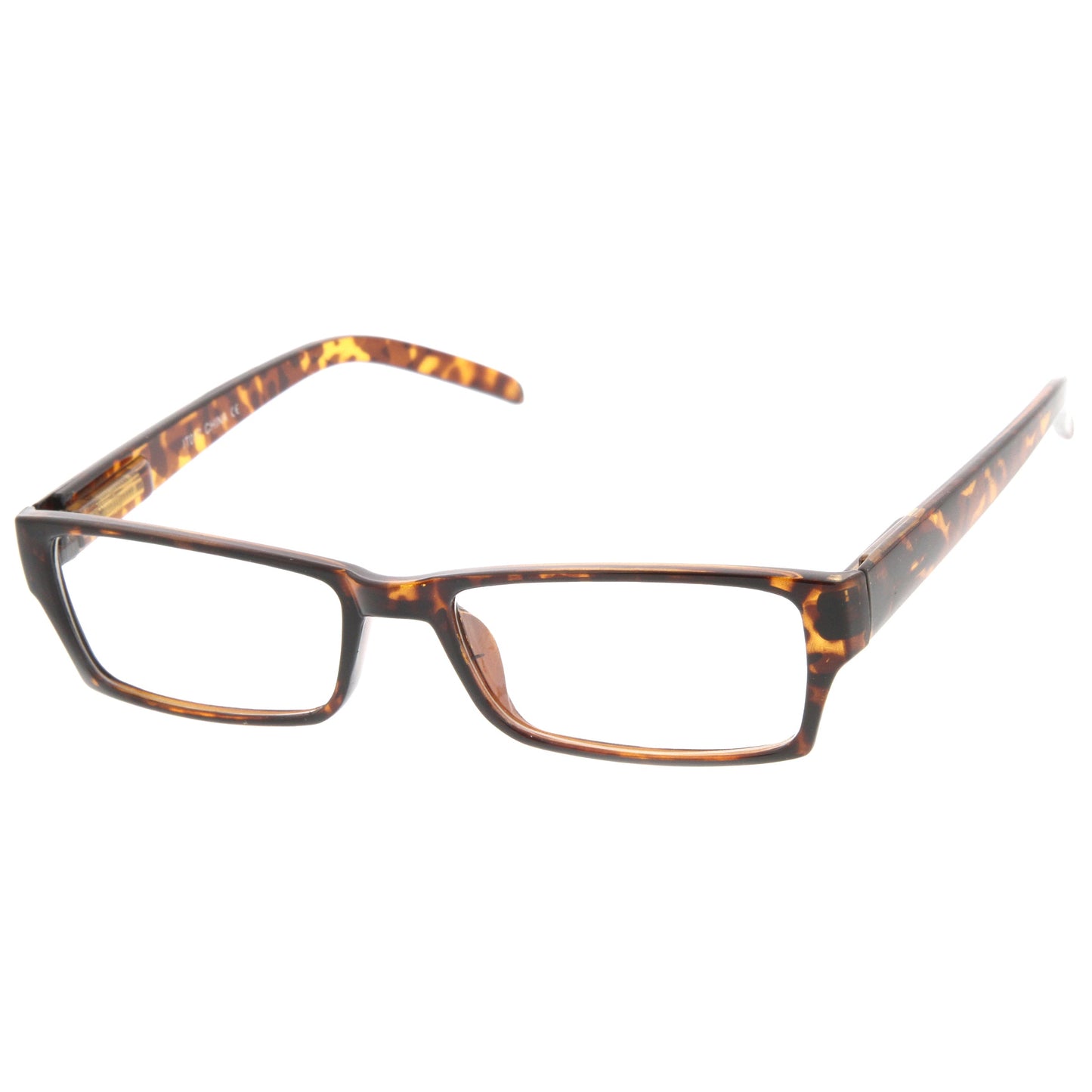 Optical RX Modern Rectangular Basic Frame Clear Lens Glasses 8031