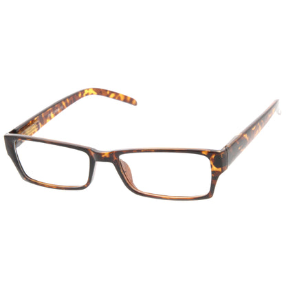 Optical RX Modern Rectangular Basic Frame Clear Lens Glasses 8031
