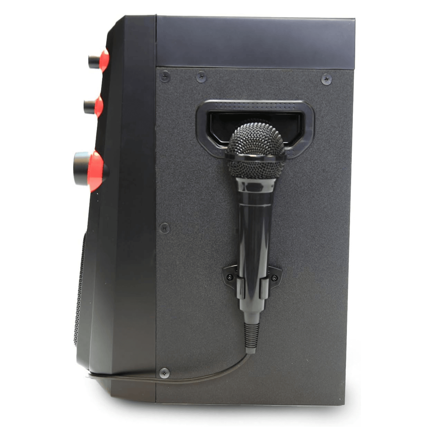 Emerson Portable Bluetooth Karaoke System with 7" LCD Display and Mic Input