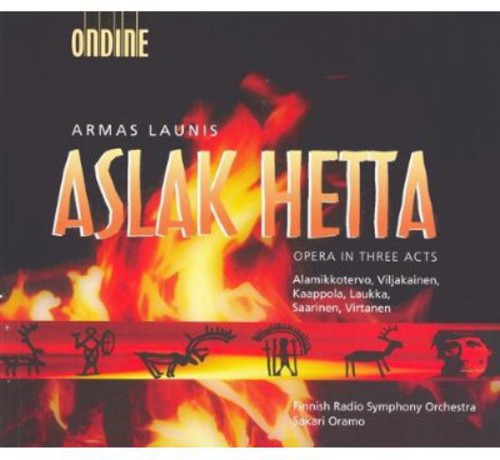 the album cover for Sakari Oramo - Aslak Hetta: Opera in 3 Acts