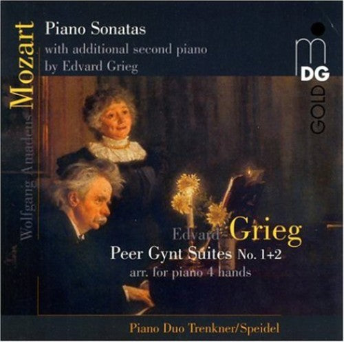 the album cover for Mozart / Piano Duo Trenkner-Speidel / Grieg - Piano Sonatas K 545 / Peer Gynt Suites Nos 1 & 2