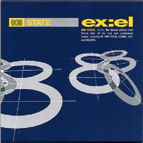 808 State - Excel (Limited Edition, Blue Colored Vinyl) [Import] (2 Lp's) Vinyl Record