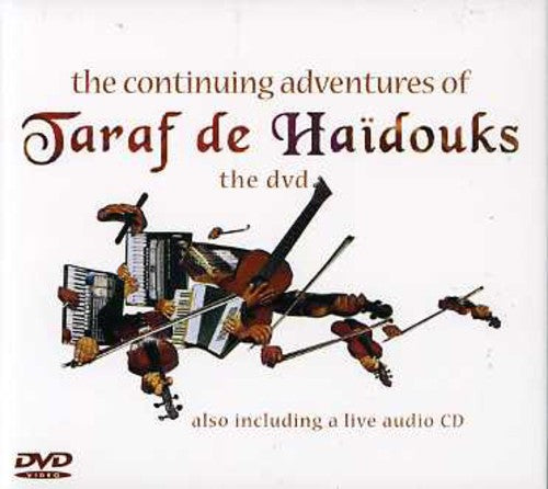 the album cover for Taraf De Haidouks - Continuing Adventures of Taraf de Haidouks