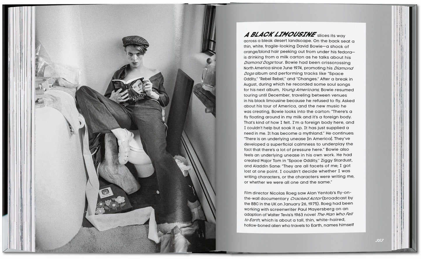 David Bowie. The Man Who Fell to Earth. 40th Ed. (German, French, English) Book