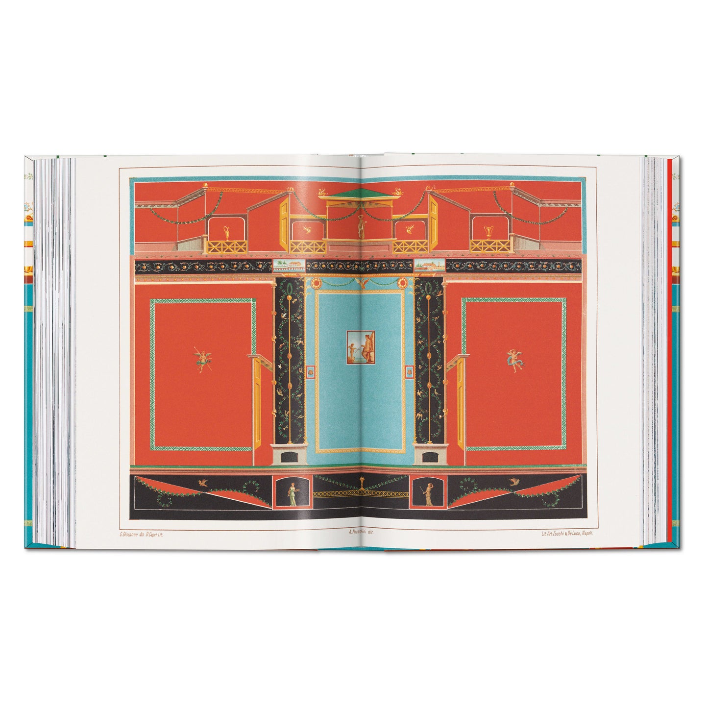 Fausto & Felice Niccolini. Houses and Monuments of Pompeii. 45th Ed. (English) Book