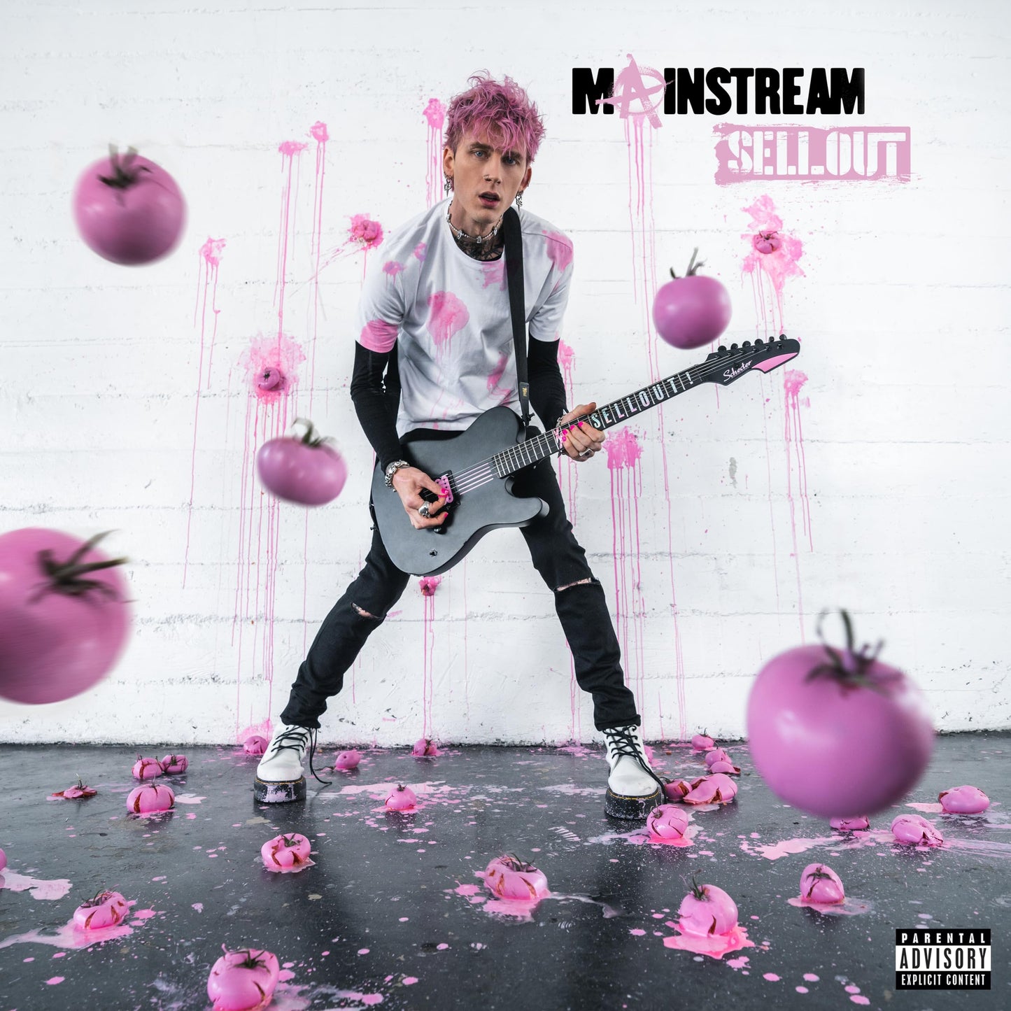 Machine Gun Kelly - Mainstream Sellout [Colored Vinyl] [Limited Edition] (Pnk) (Uk) Vinyl Record Album Cover