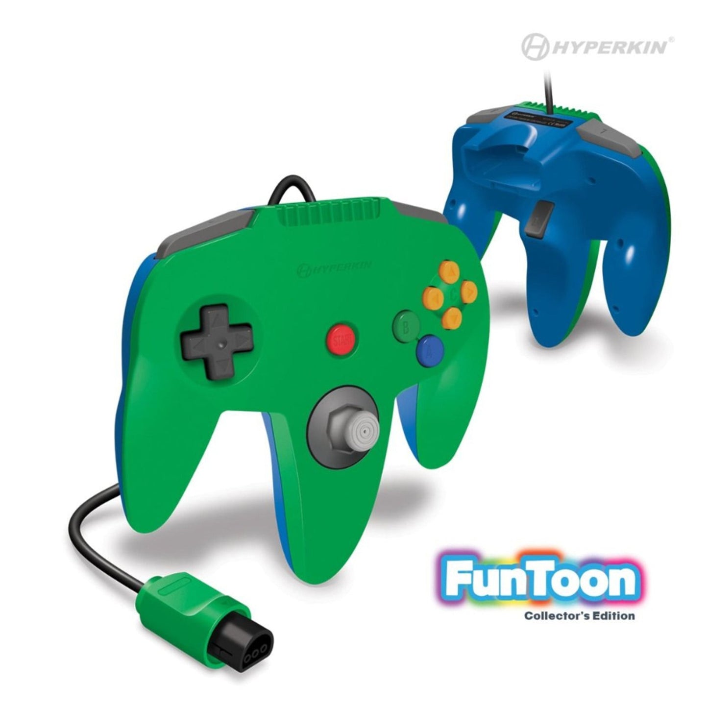 Hyperkin - N64 Controller Captain Premium: Hero Green - Hyperkin