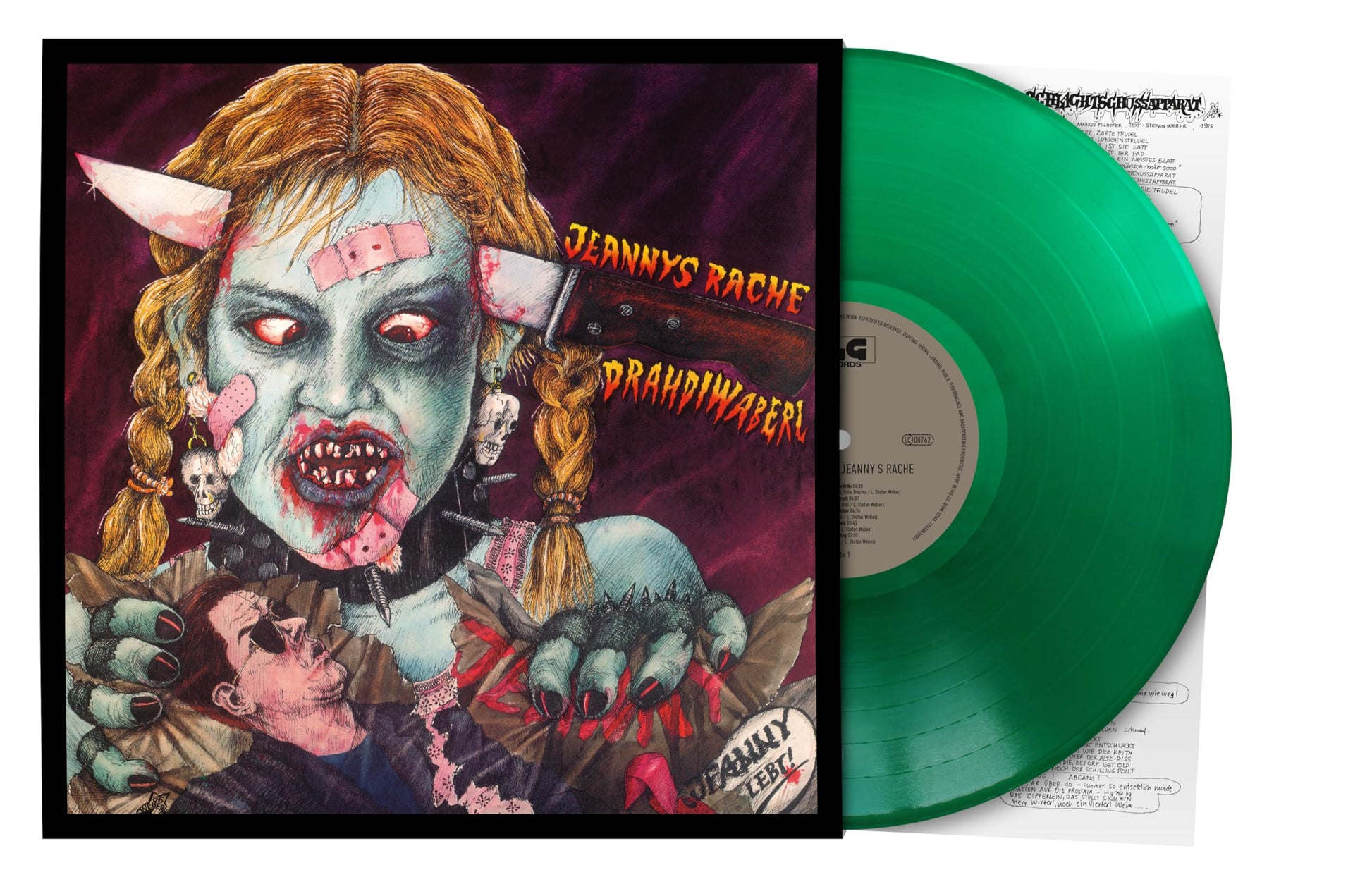 Drahdiwaberl - Jeanny's Rache - Limited Colored Vinyl [LP] Vinyl Record Album Cover
