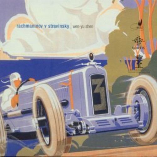 the album cover for RACHMANINOFF/STRAVINSKY - Rachmaninoff V. Stravinsky