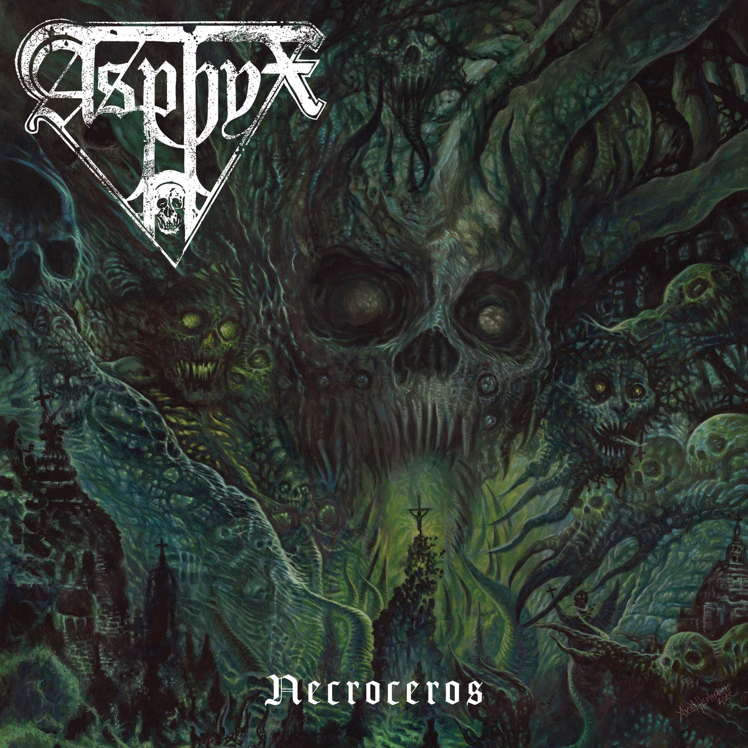 Asphyx - Necroceros [Import LP] Vinyl Record Album Cover