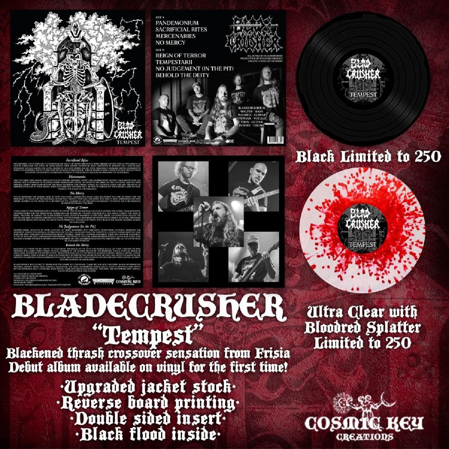 Bladecrusher - Tempest [LP] Vinyl Record Album Cover