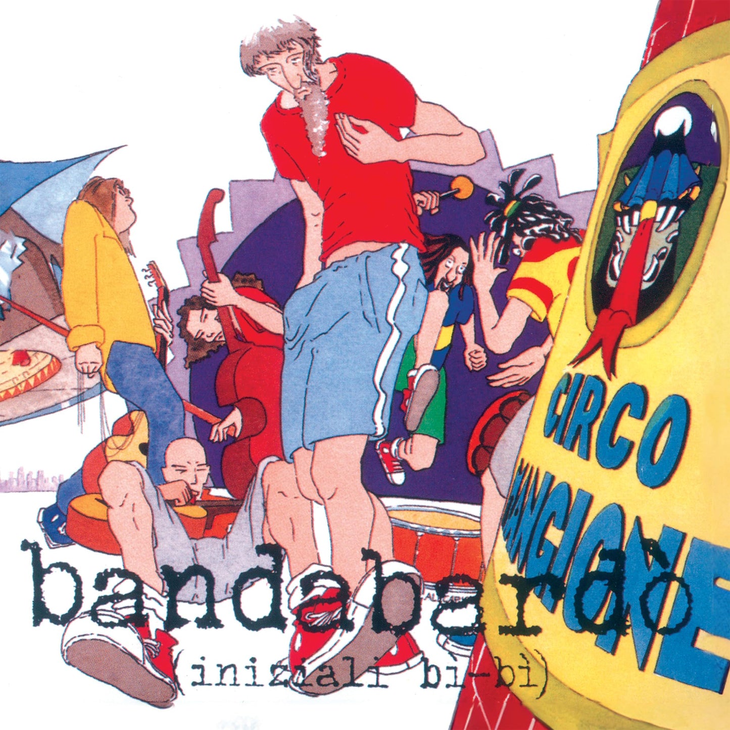 Bandabardo - Iniziali Bi Bi [Colored Vinyl] [Limited Edition] [180 Gram] (Red) (Ita) Vinyl Record Album Cover
