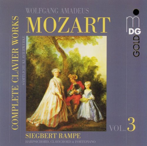 the album cover for W.A. Mozart - Complete Piano Music 3