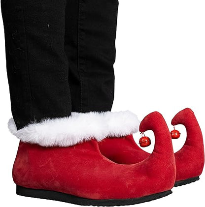 Green Monster Christmas Movie Red Shoes with Bells