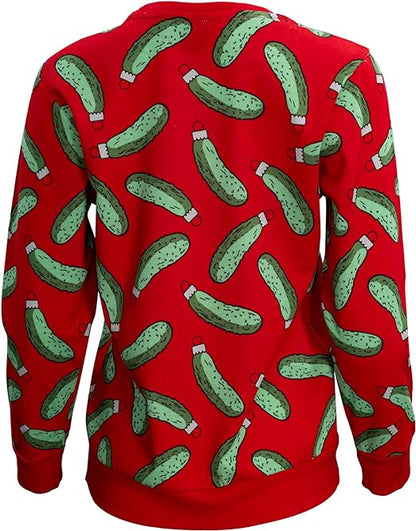 Rick and Morty Pickle Youth Red Sweatshirt