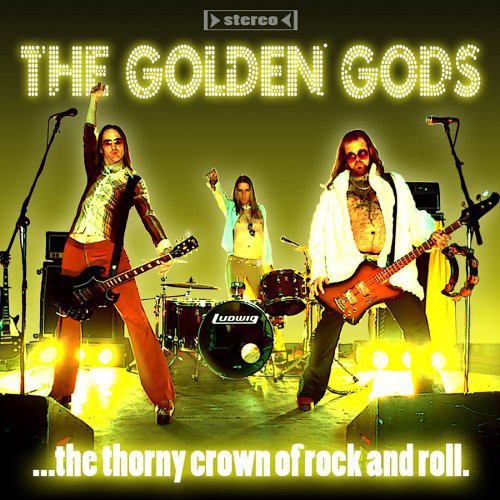 the album cover for Golden Gods - The Thorny Crown Of Rock and Roll