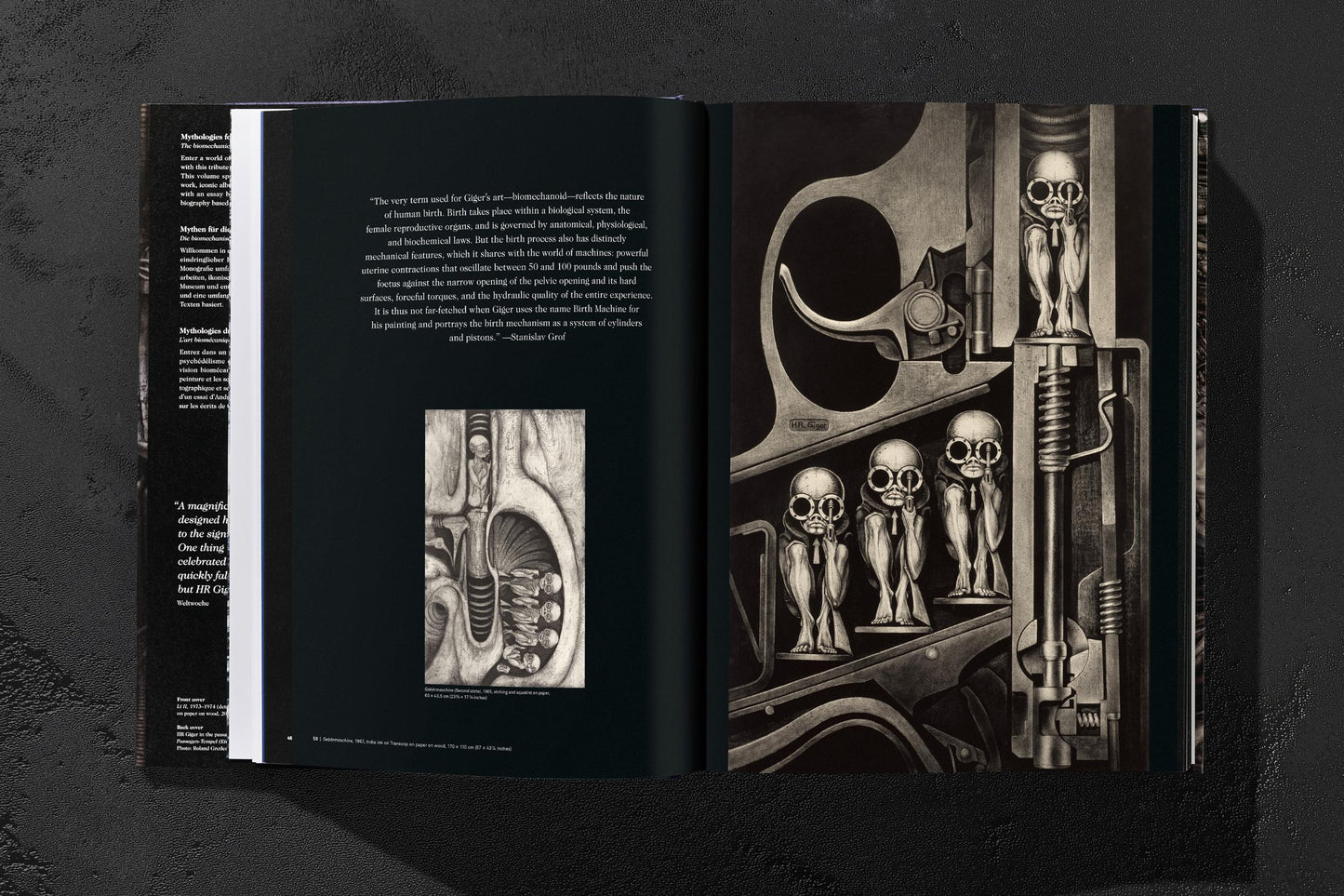 HR Giger (German, French, English) Book