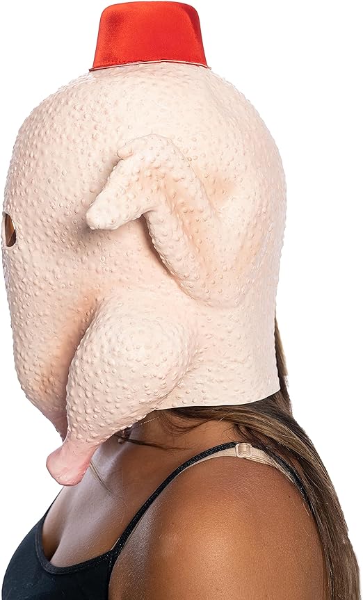 Turkey Head Mask and Glasses Set