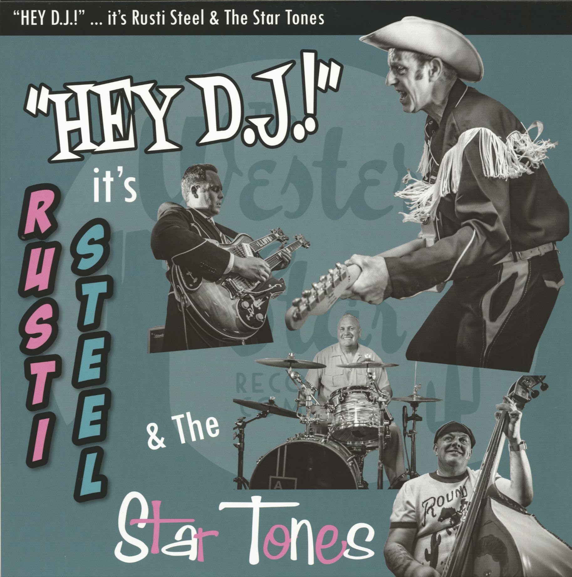 Rusti Steel & The Star Tones - Hey Dj: It's (Uk) [LP] Vinyl Record Album Cover