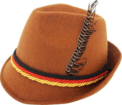 German Alpine Bavarian Oktoberfest Halloween Cosplay Costume Party Hat (3 Colors)