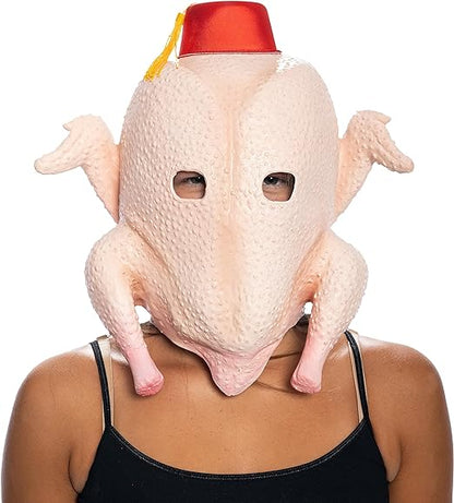 Turkey Head Mask and Glasses Set