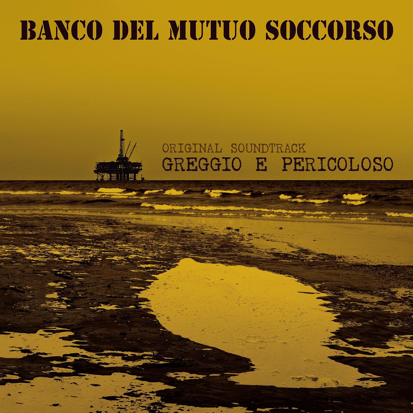 Banco Del Mutuo Soccorso - Greggio E Pericoloso (Original Soundtrack) - 140-Gram Black Vinyl [LP] Vinyl Record Album Cover