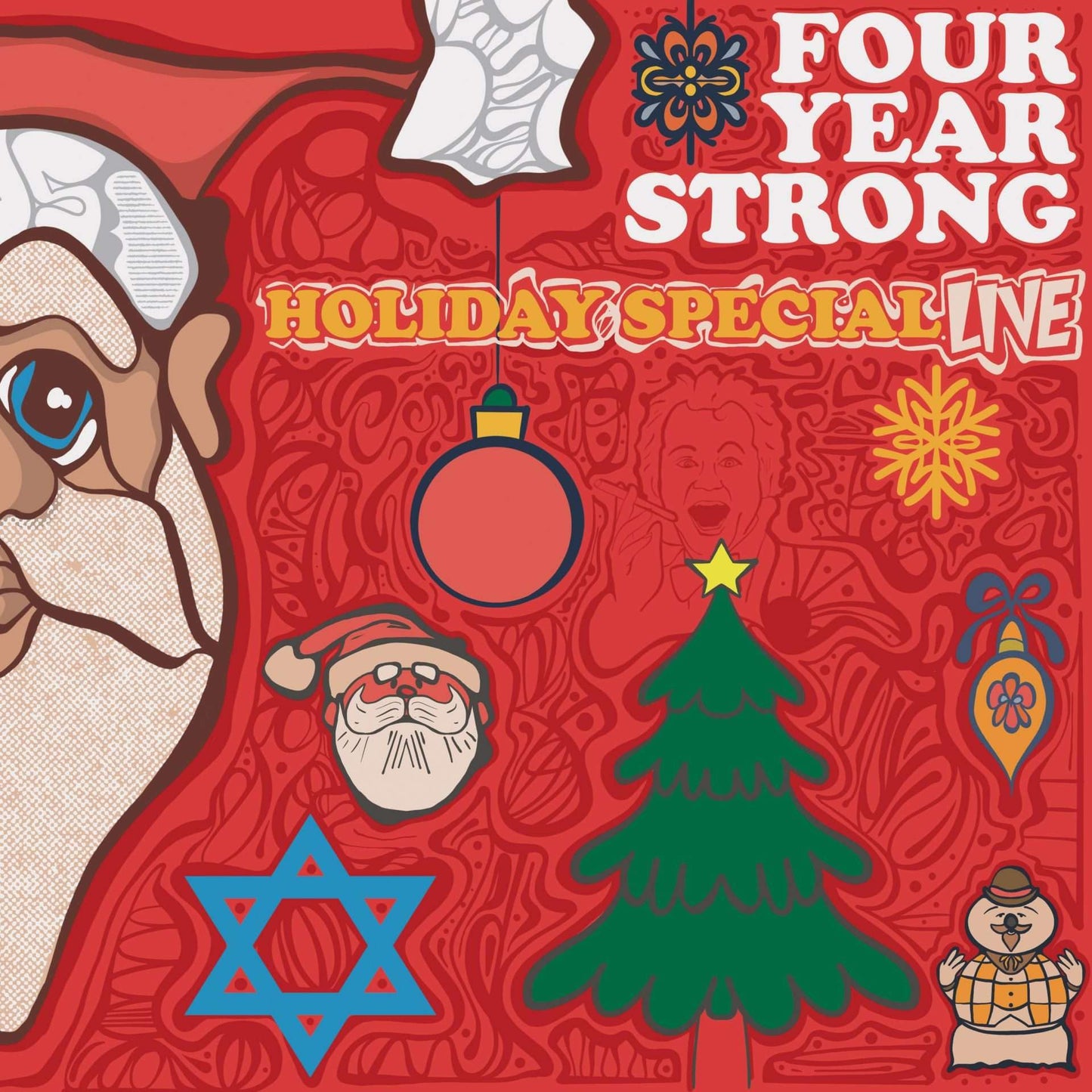 Four Year Strong - Holiday Special Live [LP] Vinyl Record Album Cover