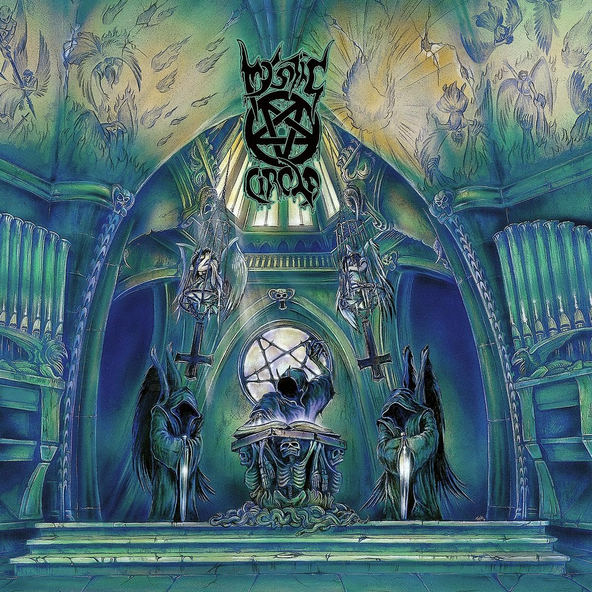 Mystic Circle - Infernal Satanic Verses [Colored Vinyl] (Grn) [Remastered] (Uk) Vinyl Record Album Cover