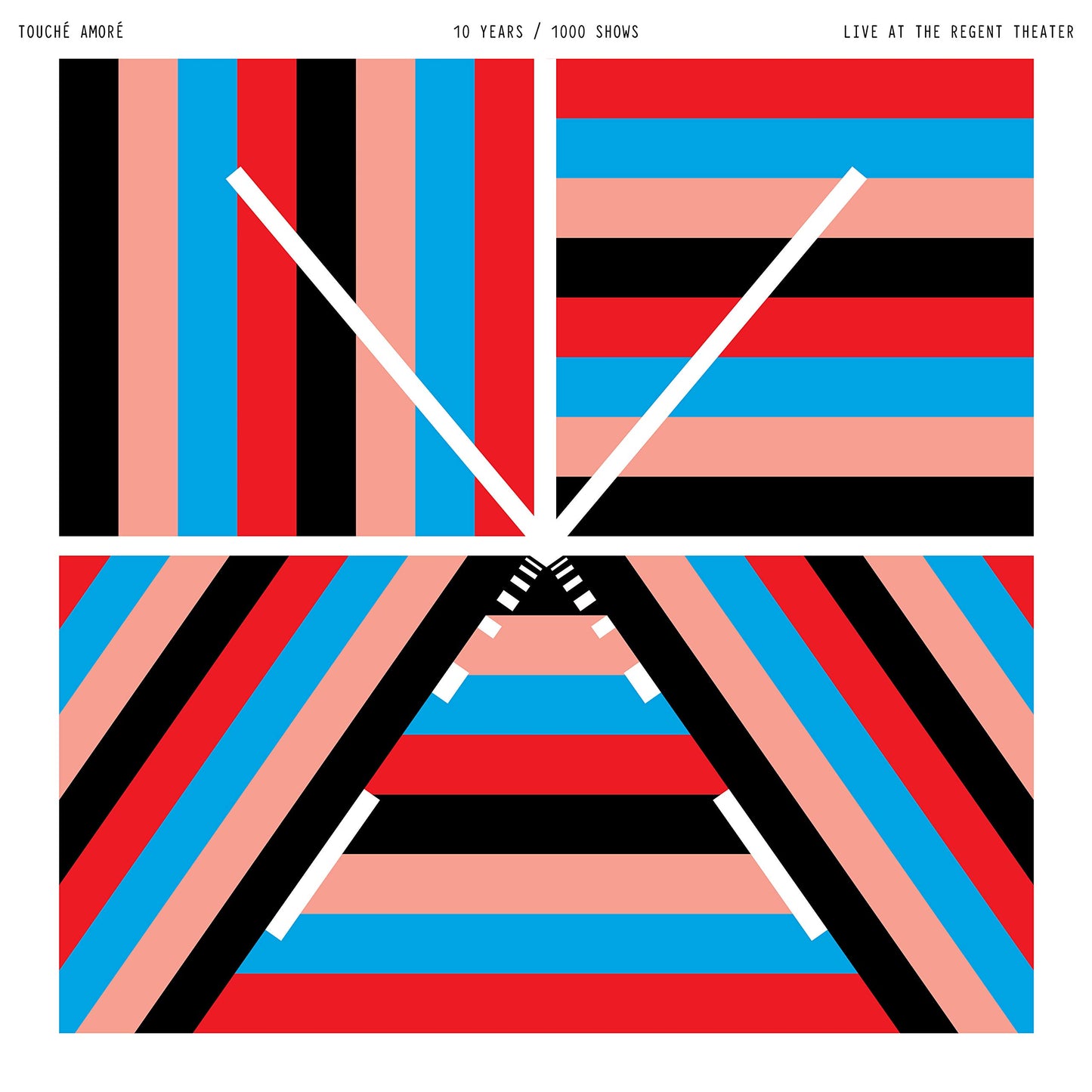 Touche Amore - 10 Years / 1000 Shows - Live At The Regent Theater [2LP] Vinyl Record Album Cover
