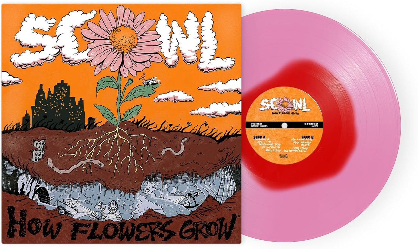 Scowl - How Flowers Grow [Colored Vinyl] Vinyl Record Album Cover