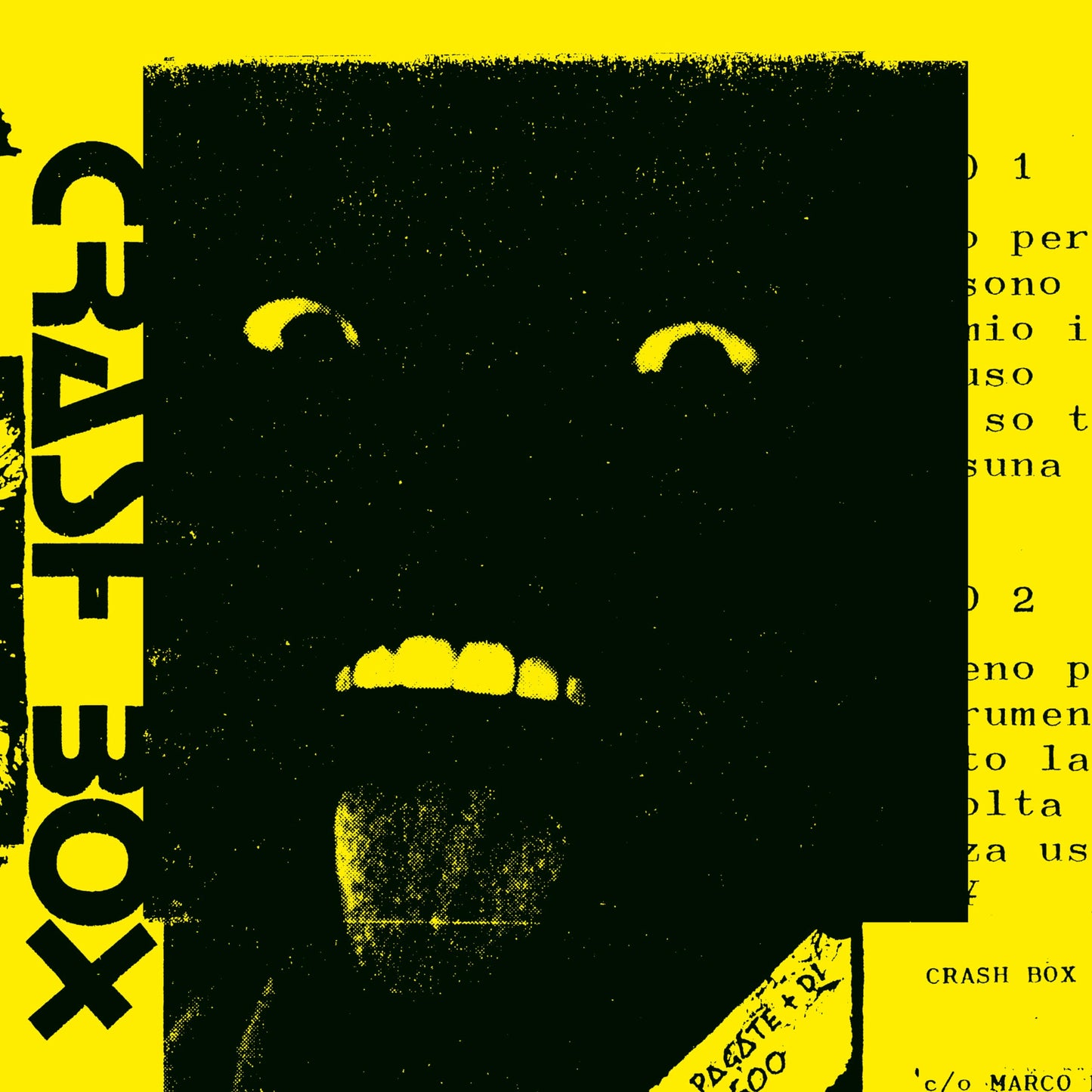 Crash Box - Demo 1983 (Can) [LP] Vinyl Record Album Cover