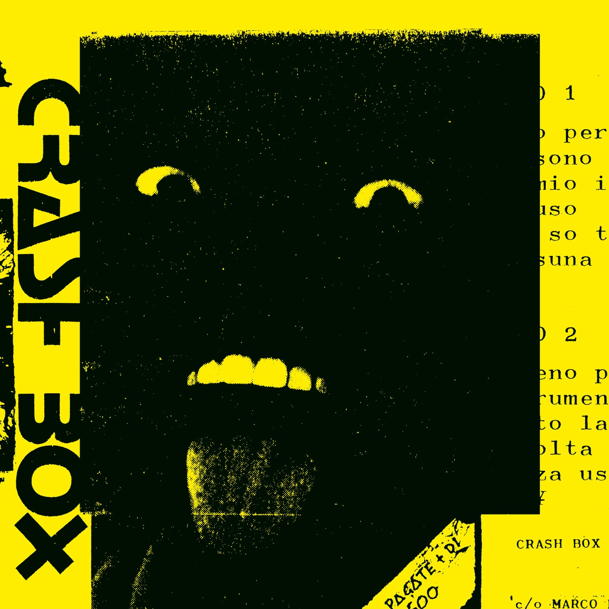 Crash Box - Demo 1983 (Can) [LP] Vinyl Record Album Cover