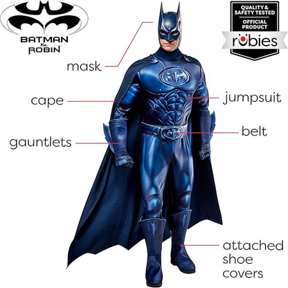 DC Batman & Robin Movie: Batman Mens Costume