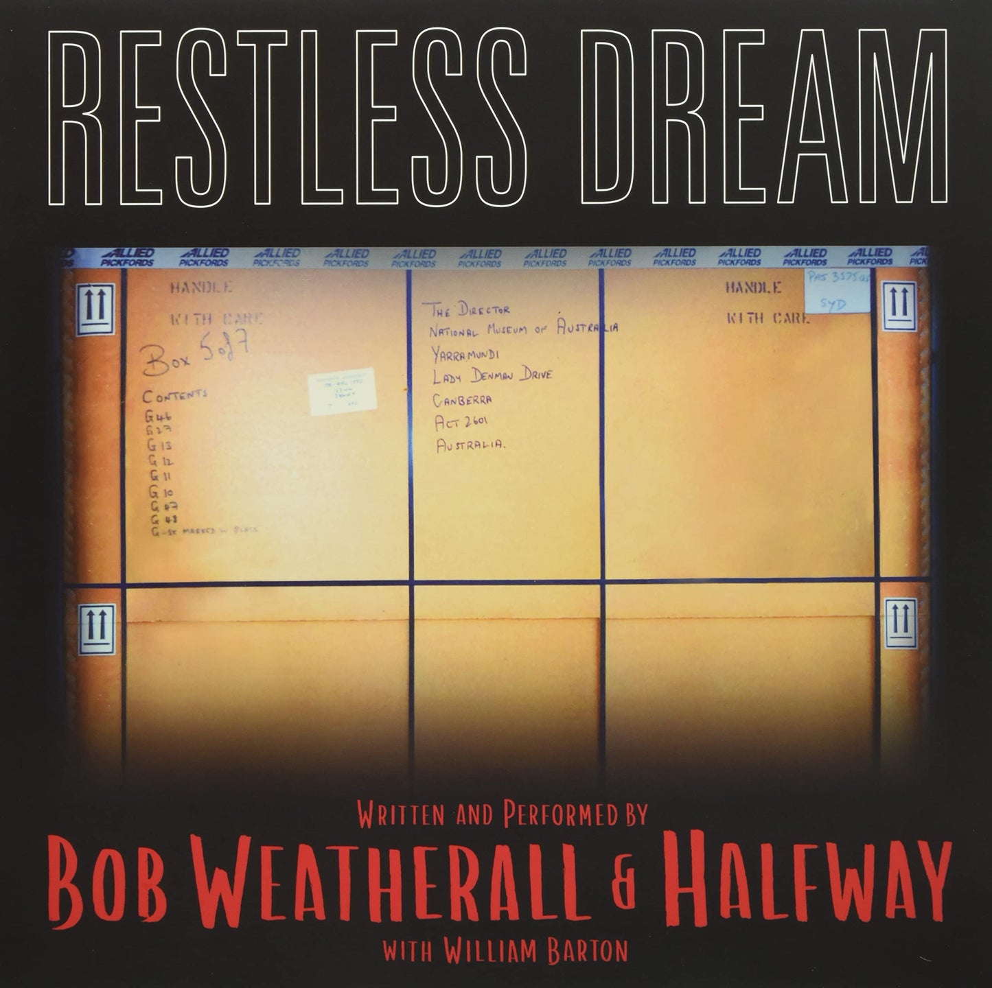 Halfway / Barton, William - Restless Dream [LP] Vinyl Record Album Cover