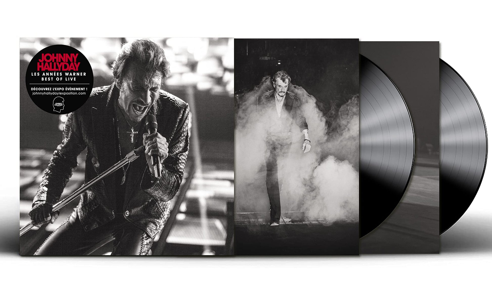 Johnny Hallyday - Best Of Live (Blk) (Port) [LP] Vinyl Record Album Cover