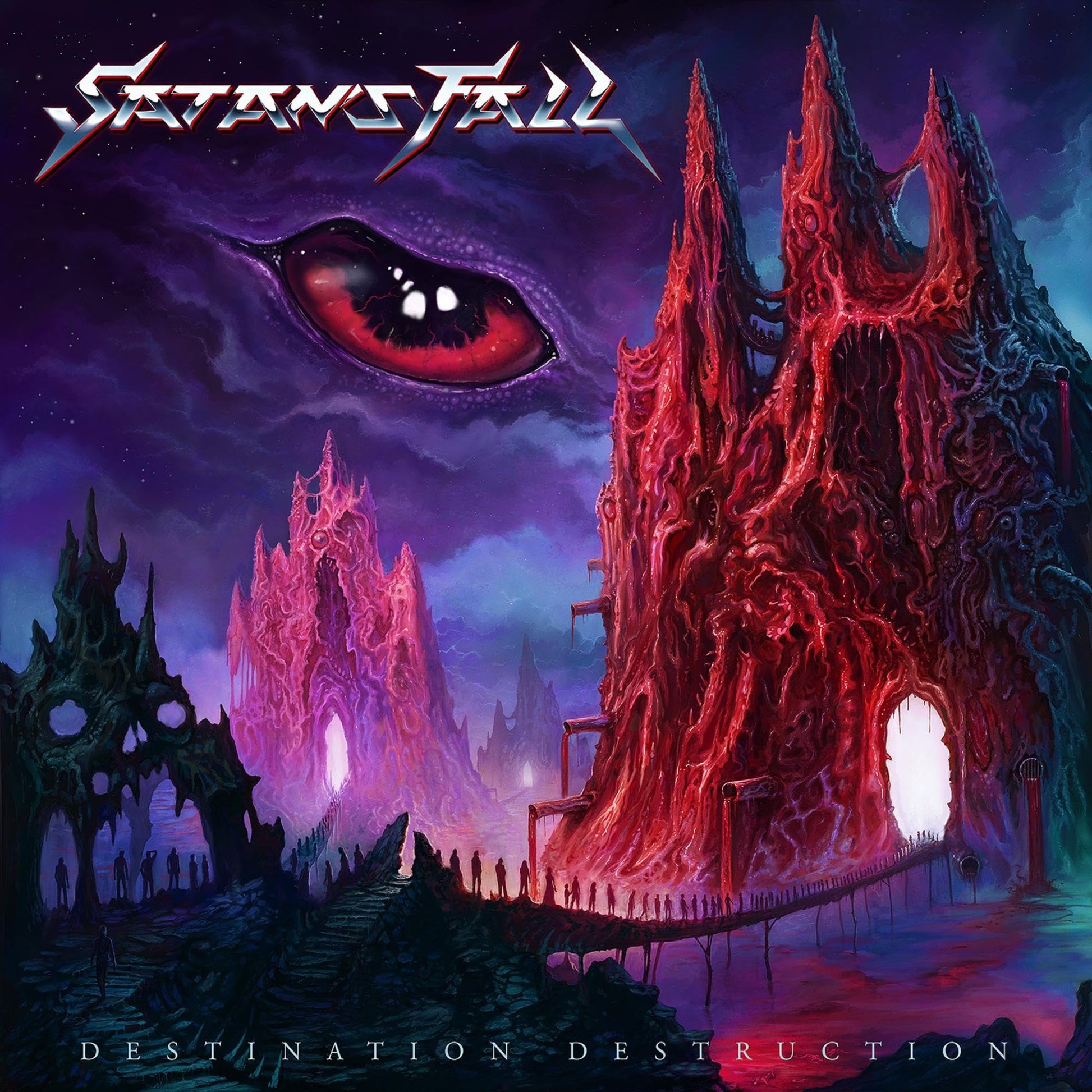Satan's Fall - Destination Destruction (Uk) [LP] Vinyl Record Album Cover