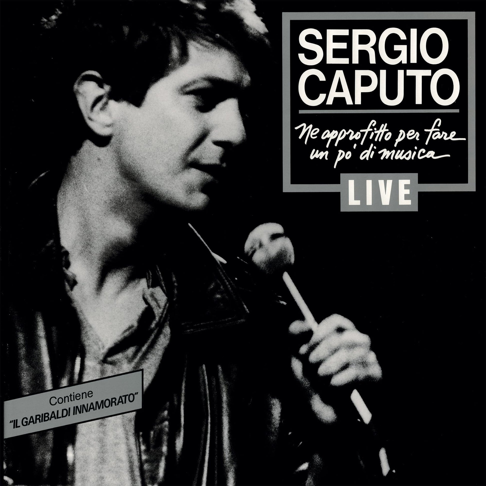 Caputo, Sergio - Ne Approfitto Per Fare Un Po' Di Musica - Limited 180-Gram White Colored Vinyl [LP] Vinyl Record Album Cover