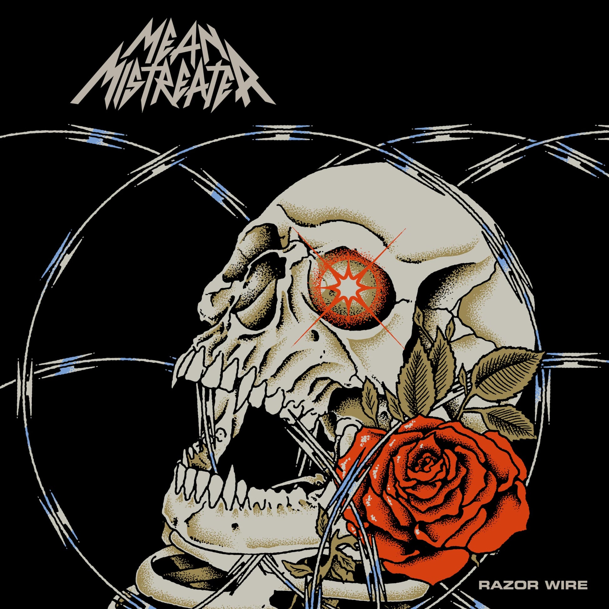 Mean Mistreater - Razor Wire [LP] Vinyl Record Album Cover
