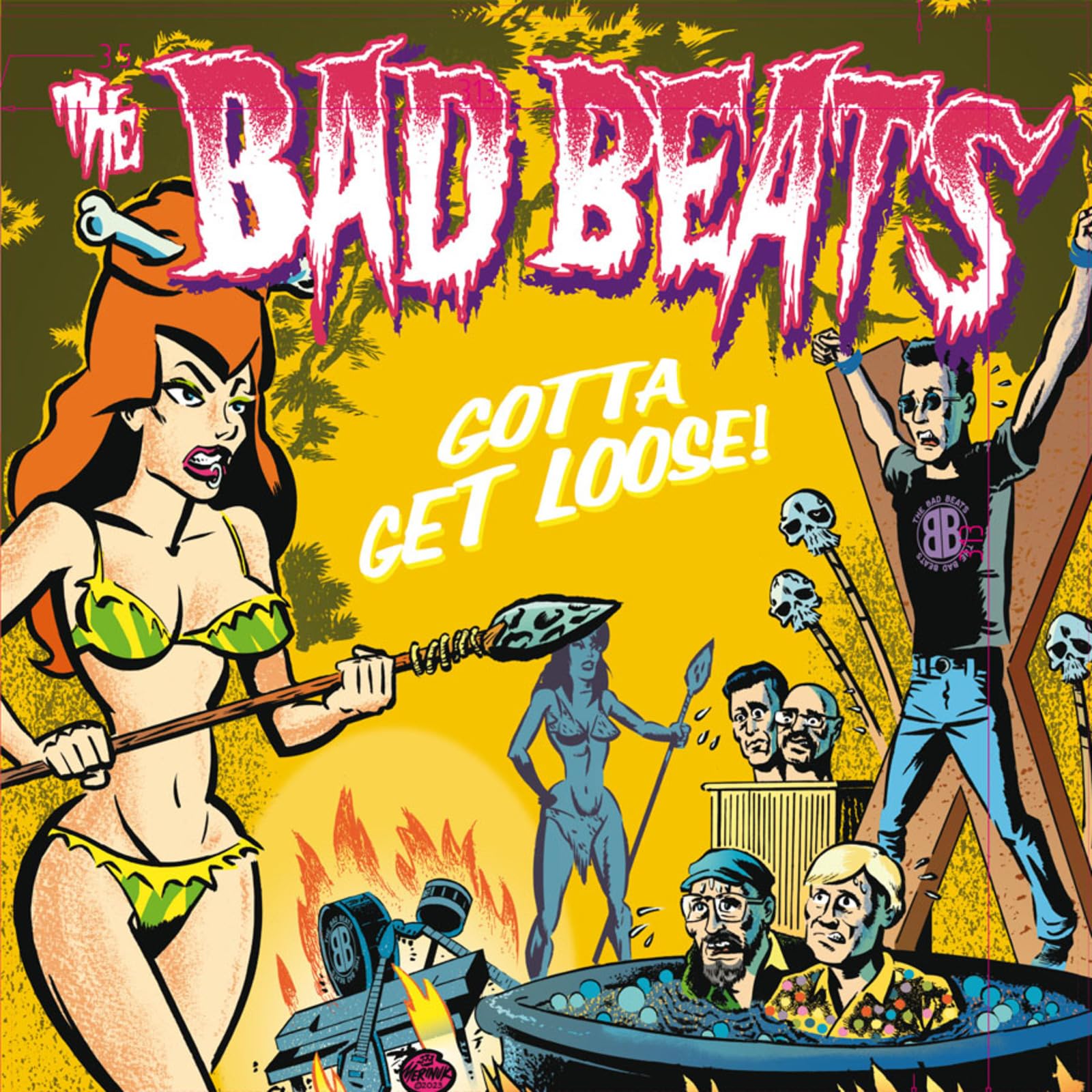 Bad Beats - Gotta Get Loose (Uk) [LP] Vinyl Record Album Cover