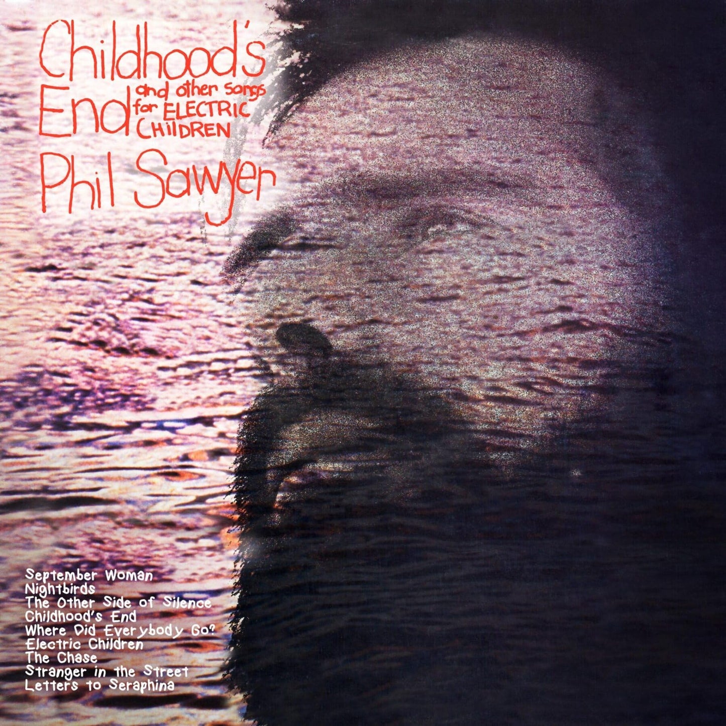 Sawyer, Phil - Childhood's End - Peach & Purple Marble Colored Vinyl [LP] Vinyl Record Album Cover
