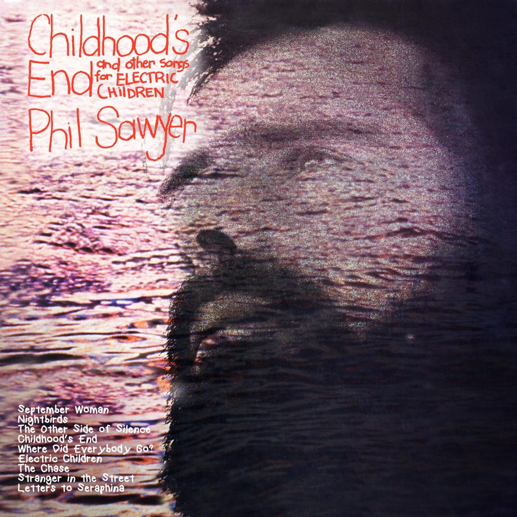 Sawyer, Phil - Childhood's End - Peach & Purple Marble Colored Vinyl [LP] Vinyl Record Album Cover