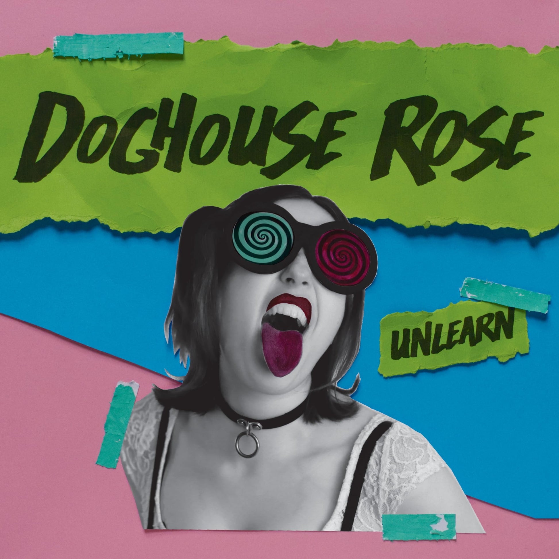 Doghouse Rose - Unlearn (Blue) [Colored Vinyl] [Limited Edition] (Can) Vinyl Record Album Cover