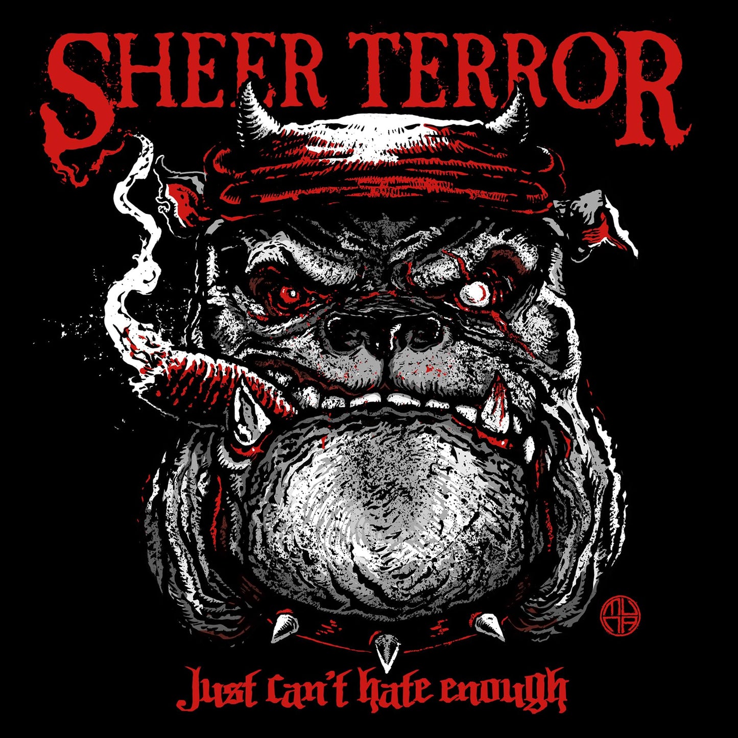 Sheer Terror - Just Can't Hate Enough [Clear Vinyl] [Limited Edition] (Red) Vinyl Record Album Cover
